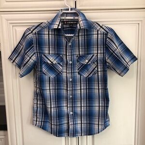 Airwalk casual boys dress shirt s/s